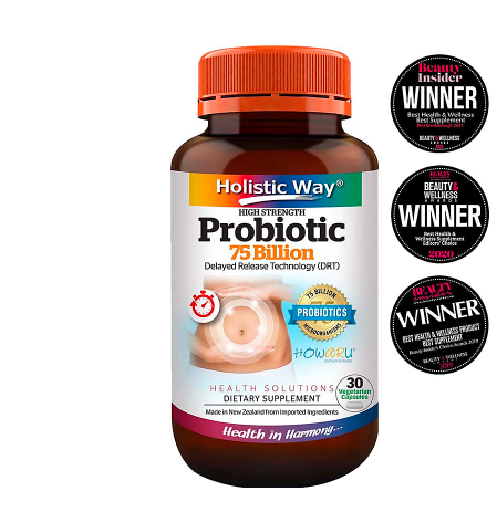 Holistic Way Probiotic 75 Billion (30 VegeCapsules)