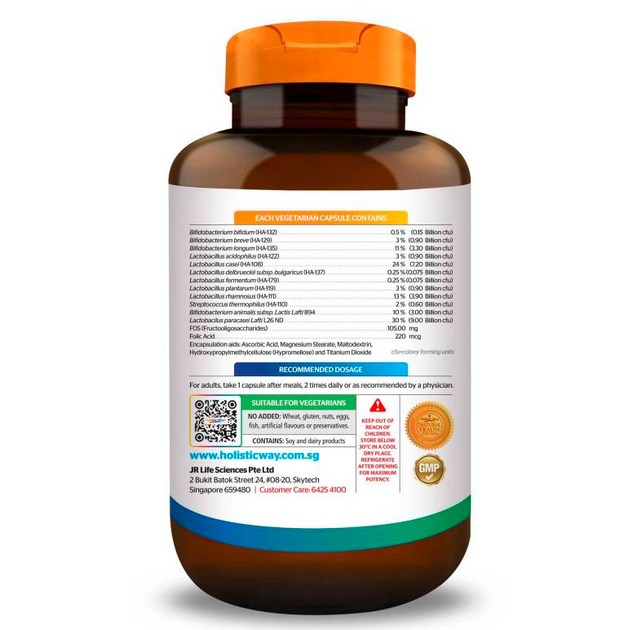 Holistic Way Probiotic Acidophilus Complex 30 Billion (30vegecapsules)