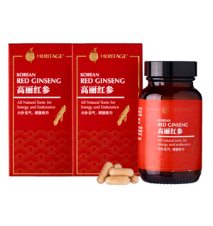 HERITAGE  Korean Red Ginseng(60 Capsules)x2