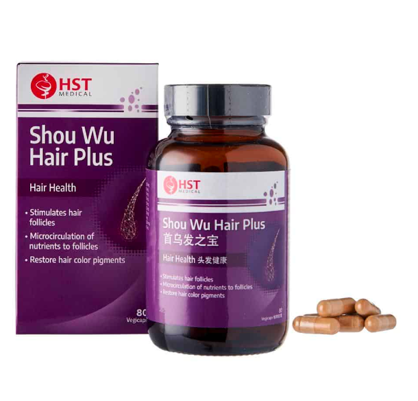 HST Shou Wu Hair Plus 80 Capsules