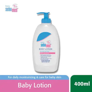 Sebamed baby lotion 400ml with pump + FREE Samples