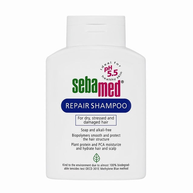 Sebamed repair shampoo 200ml + FREE Samples