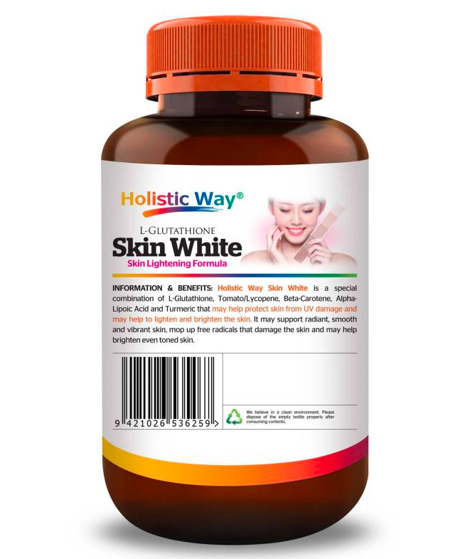 Holistic Way Skin White — Skin Lightening Formula (60VegeCaps) - Woods ...