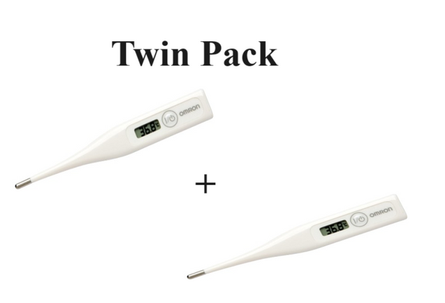 OMRON Digital Thermometer MC 341 x 2 - Twin Pack