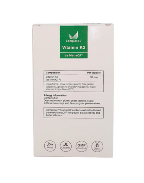 Complete 7 Vitamin K2 - Patented Vitamin K2 to support bone & heart health