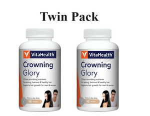 VitaHealth Crowning Glory 90's x 2 -Twin Pack Promo