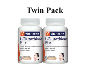 VitaHealth L-Glutathione Plus 30's x 2 -Twin Pack Promo