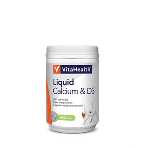 VitaHealth Liquid Calcium with Vitamin D (240softgels promo pack)