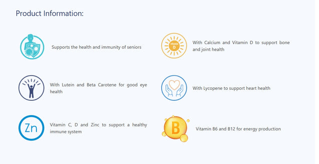 Wellcare Multivitamin Seniors 50+ 60s