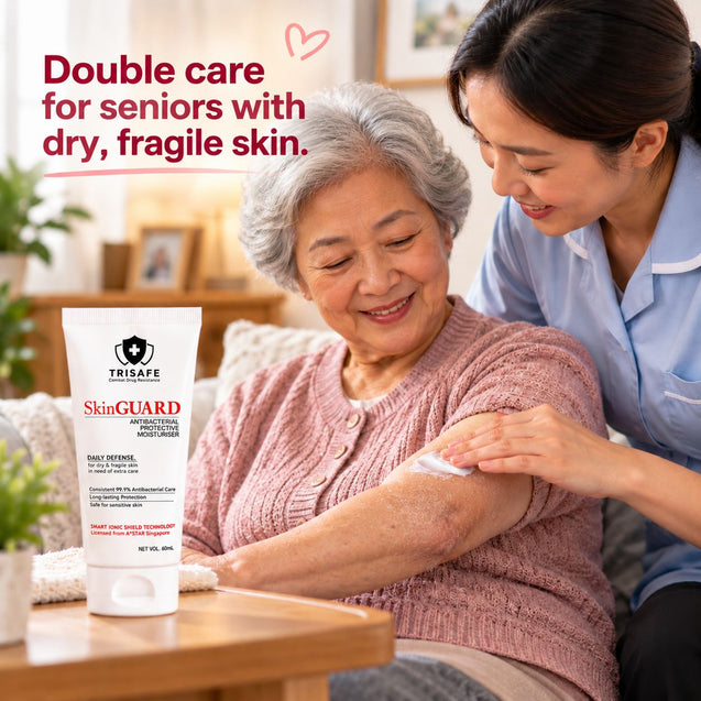 TRISAFE SkinGUARD Antibacterial Protective Moisturiser 60mL