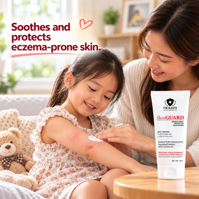 TRISAFE SkinGUARD Antibacterial Protective Moisturiser 60mL