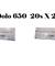 "Dolo 650mg tabs 20s X 2 - contains paracetamol 650mg "