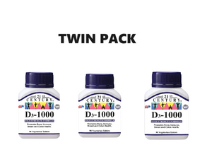 21st Century Vitamin D 1000iu 90 Tablets x 3 - Triple Pack