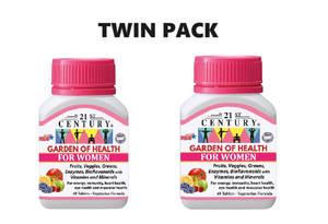 21st Century Garden of Health for Women 60s x 2 - Twin Pack