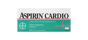 BAYER Aspirin Cardio 100 Tablets 100 mg - Expiry  May 2026
