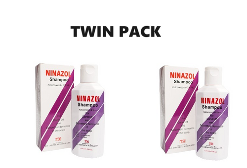 NINAZOL SHAMPOO 100ml x 2 - Twin pack