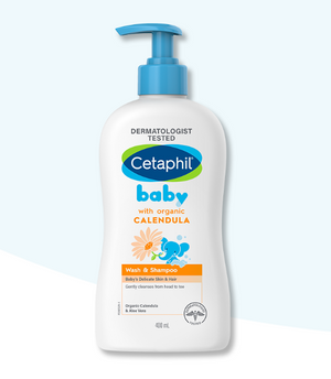 Cetaphil Baby Wash & Shampoo with Calendula 400ml