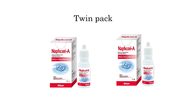 Naphcon A eye drops X 2