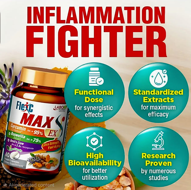 LABO Nutrition FlexC MAX EX 60 veggie capsules