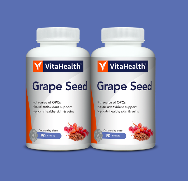 VitaHealth Grape Seed 12000 (90x2 soft-gels)