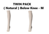 Twin Pack - MOLNLYCKE Tubigrip Shaped Support Bandage (Natural) Below knee (M) - 2 PCS
