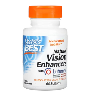 Doctor's Best Natural Vision Enhancers 60 Softgels