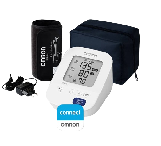 OMRON HEM 7156T with Adapter - Blood Pressure Monitor