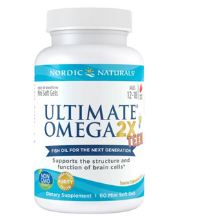 NORDIC NATURALS ULTIMATE OMEGA 2X TEEN 60 SOFTGEL