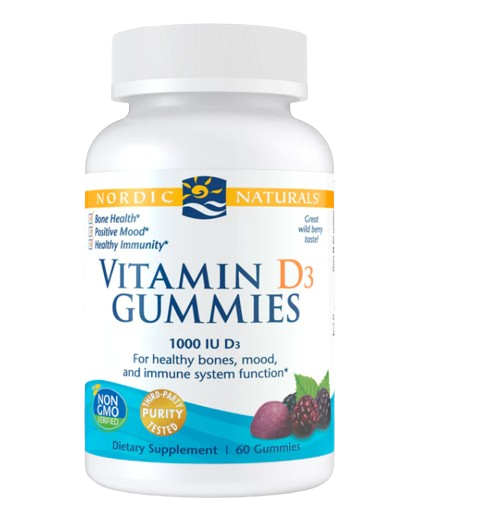 NORDIC NATURALS VITAMIN D3 60 GUMMIES