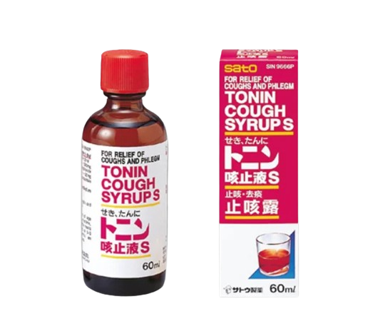 SATO TONIN COUGH SYRUP 60ML - TWIN PACK