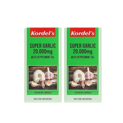Kordels Super Garlic 20000mg Twin Pack ( Kordel 2x120capsules )