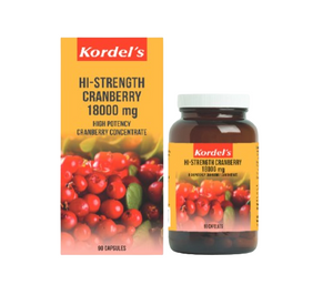 Kordels Hi-Strength Cranberry 18000mg (90capsules)