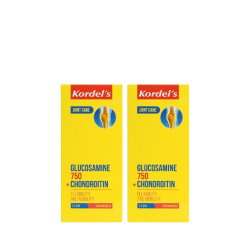 Kordels Glucosamine 750 + Chondroitin TwinPack 2x120capsules