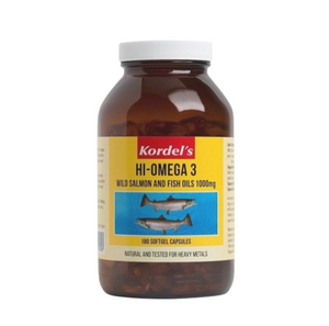 Kordels Hi- Omega 3 Wild Salmon and Fish Oils 1000mg (180softgels)