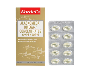 Kordels AlaskOmega  Omega 7 Concentrates (60capsules)