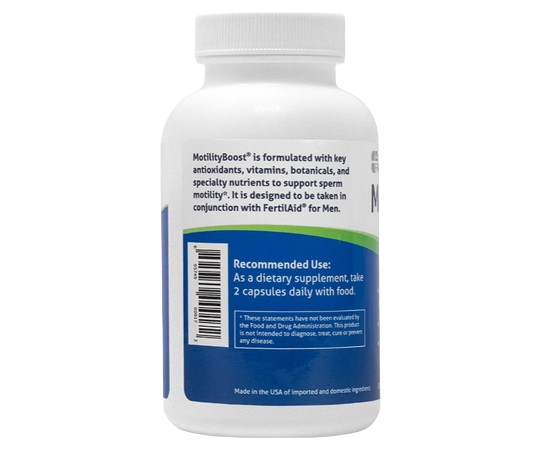 MotilityBoost Sperm Motility Supplement - A dietary supplement to support sperm motility