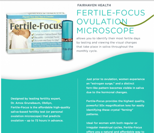 Fertil-Focus Ovulation Microscope - Predict ovulation easily & accurat ...