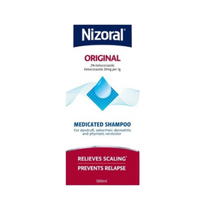 NIZORAL-Ketoconazole 2% Shampoo (Helps Relief Itching , Redness And Flaking) 100ml