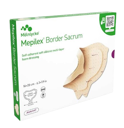 MOLNLYCKE Mepilex Border Sacrum 16x20cm 5s
