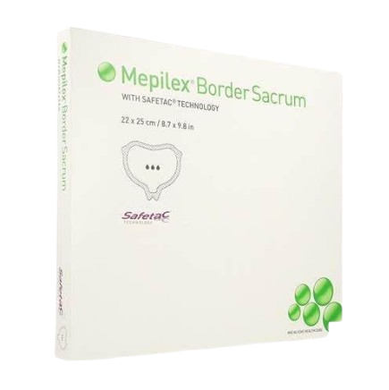 MOLNLYCKE Mepilex Border Sacrum 22x25cm 5s