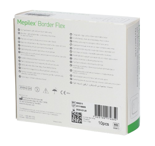MOLNLYCKE Mepilex Border Flex 10x 25cm 10s