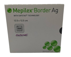 MOLNLYCKE Mepilex Border Ag 12.5x12.5cm 5s