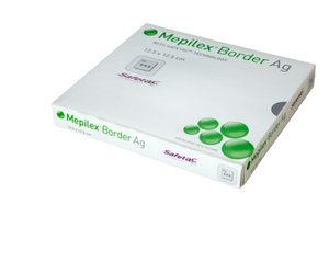 MOLNLYCKE Mepilex Border Ag 15x15cm 5s