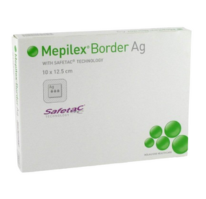 MOLNLYCKE Mepilex Border Ag 10x25cm 5s