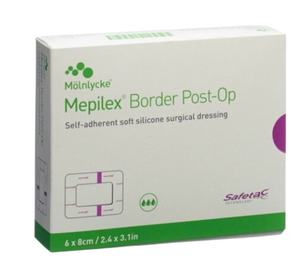 MOLNLYCKE Mepilex Border Post Op 6x8cm 10s