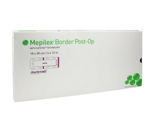MOLNLYCKE Mepilex Border Post Op 10x30cm 10s