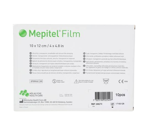 MOLNLYCKE Mepitel Film 10x12 cm 10s - Woods Pharmacy