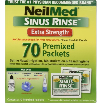 Neilmed Sinus Rinse 70 Hypertonic Sachets - Woods Pharmacy