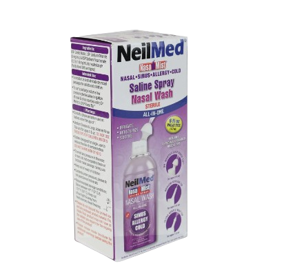 Neilmed Nasa Mist Saline Spray - ALL IN ONE- Isotonic 177ml - Nasamist