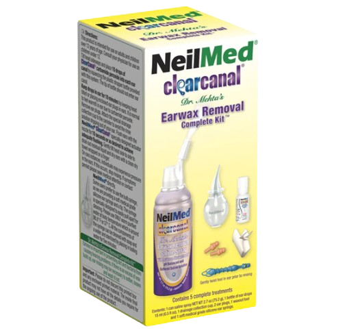 Neilmed Clear Canal - Complete Ear Wax Removal Kit - 75ml